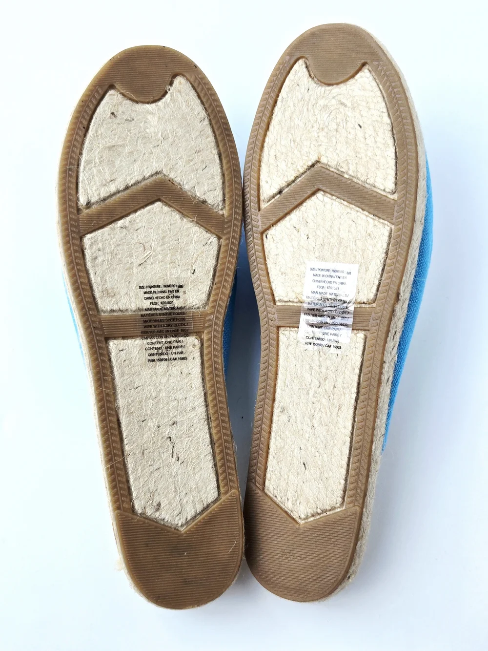 Cushion Walk Avon Embroidered Espadrille Mule Slides Blue Size 8 NEW